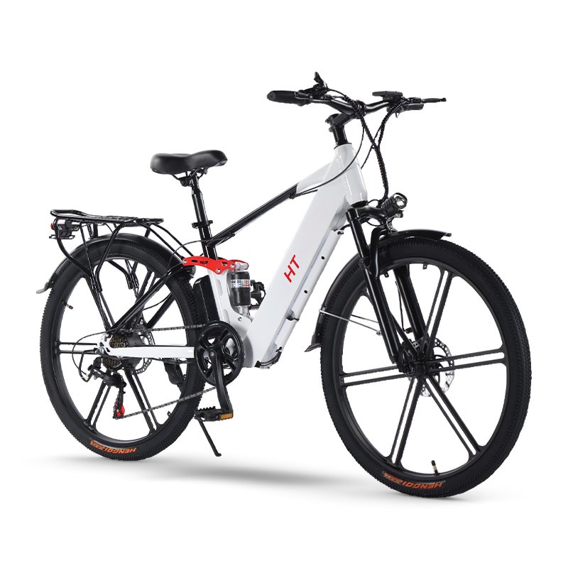 HT New Model Electric Mountain Bike 400W 26 Rear Hub Brushless Steel Lithium Battery 48V Gasoline Surron Light Bee X Made