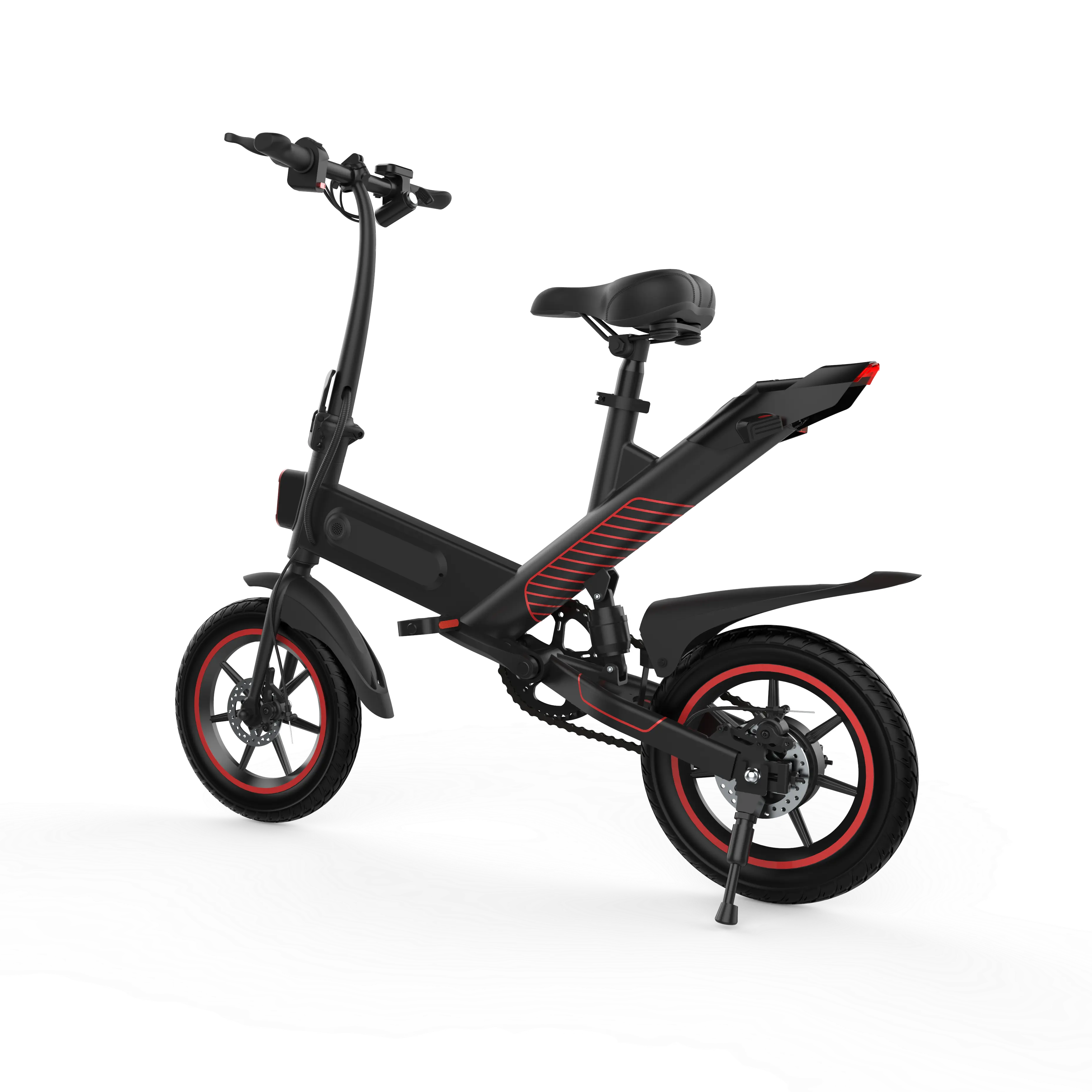 EU warehouse Y14 Mini Folding City Road Electric Bike 14 Inch 350W Lang Range 30-40 km E Bicycle