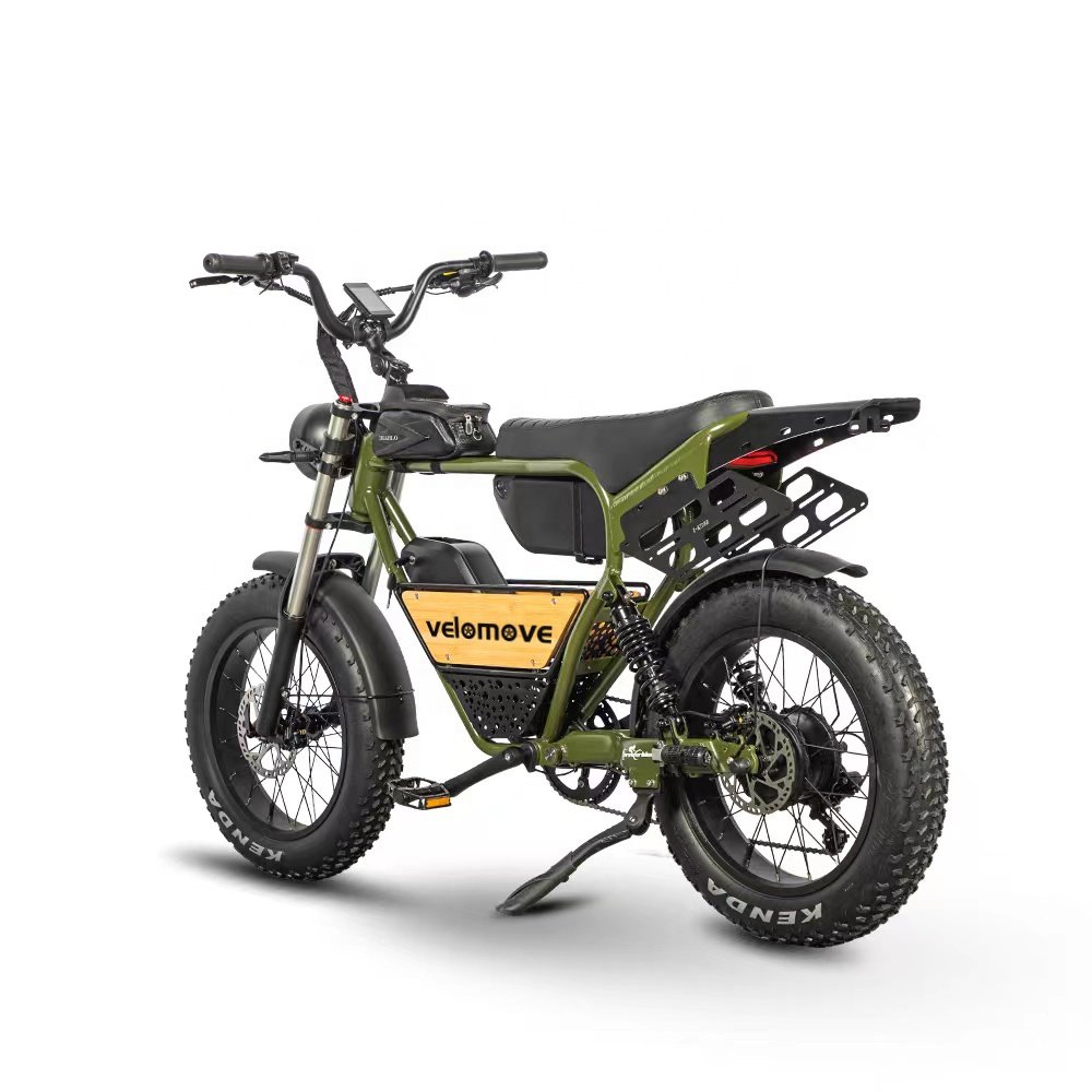 EU USA Wholesale 500W 750W 1000W Fat Tire E-bike Electric Bike Mountain Moped for Adult Vintage Retro Electric Bicycle