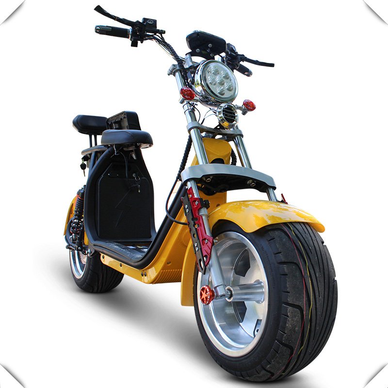 YIDE New Steel Frame Electric Scooters 2000W Brushless Citycoco For Men Disc Brake Steel Frame Electric City Bike