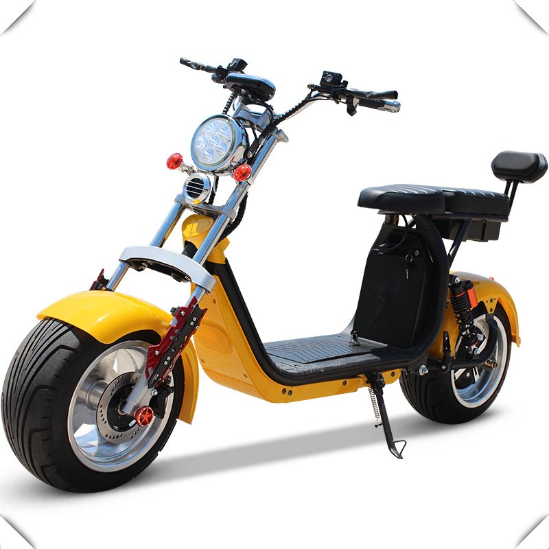YIDE New Steel Frame Electric Scooters 2000W Brushless Citycoco For Men Disc Brake Steel Frame Electric City Bike