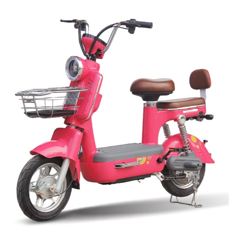 Wholesale City E Bike 350W 48V E-Bike Bicycle Electric City Bike Cycle 14 Inch Scooter EBike for adult With Basket