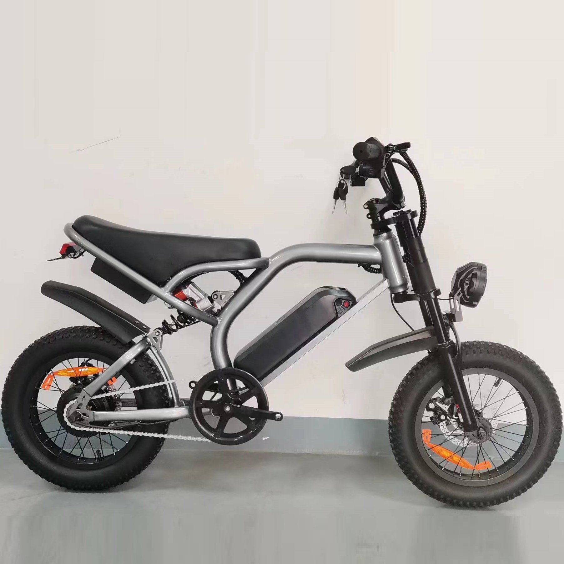 Kid Electric Mountain Bike Fat Tire 48v 350w Off Road Snow Ebike E-bike Bicycle Electric Fat Tyre 16inch