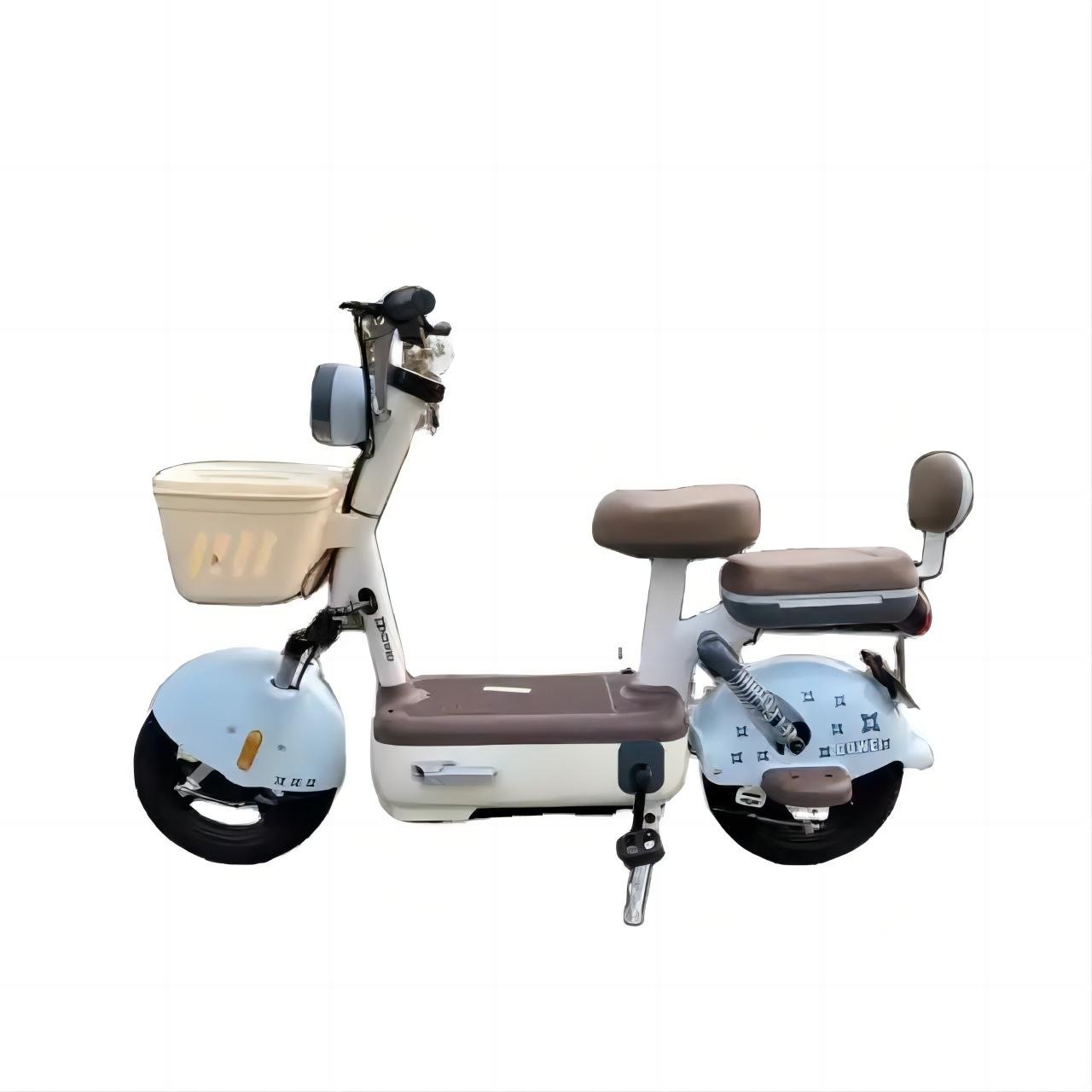 Hot Sales Small Home Leisure Walking Electric City Bike 350w Light Electric Bike 48v 400W Women Girl 2 Wheels Moped Scooter