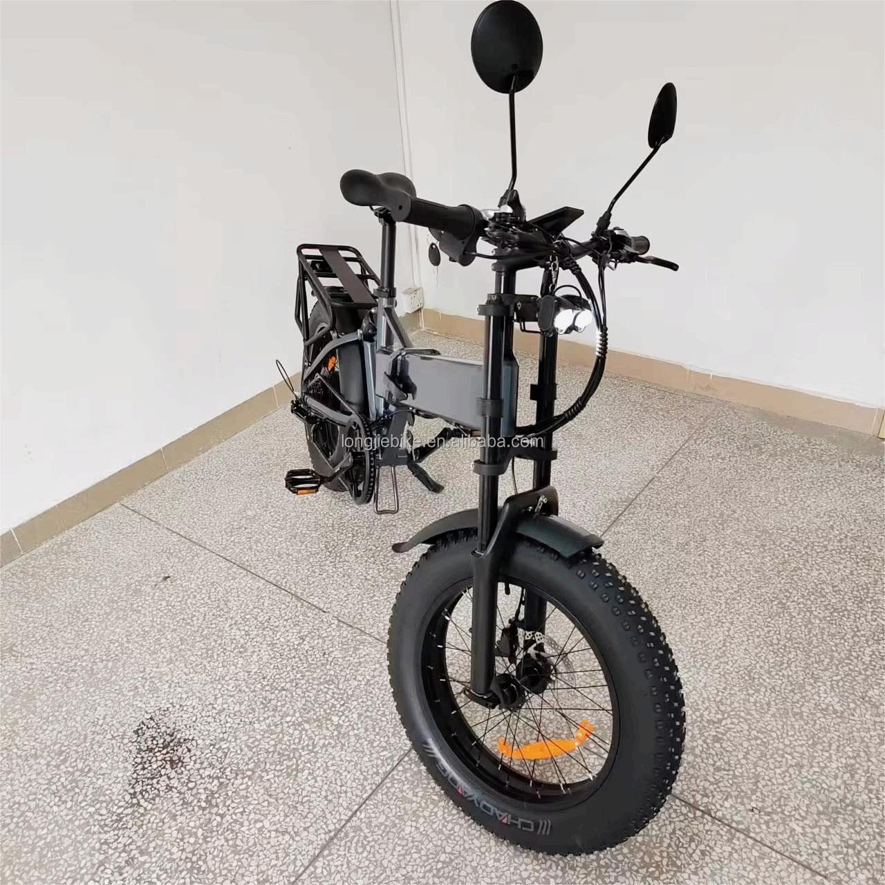 Mountain Bike Folding 20" Bafang Motor 1000W ebike 52V21Ah Battery Hydraulic Brake Full Suspension Fat Tire Electric City Bike