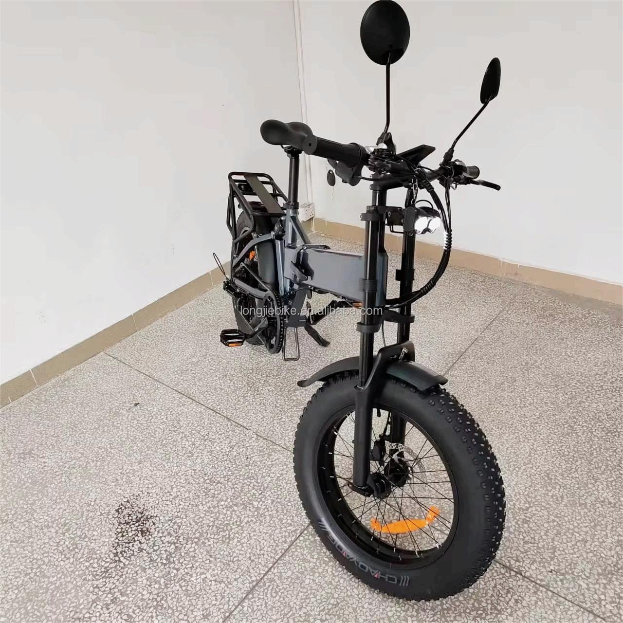 Mountain Bike Folding 20" Bafang Motor 1000W ebike 52V21Ah Battery Hydraulic Brake Full Suspension Fat Tire Electric City Bike