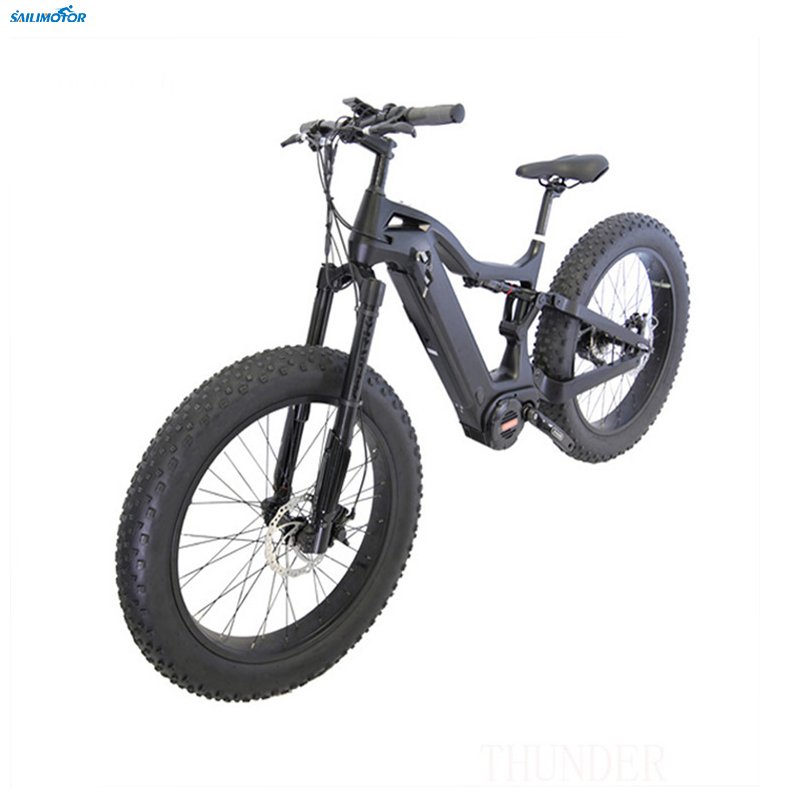 Chinese Electric Bike Carbon Fiber Bike Bafang 48v 1000w Fat Tire Mid Drive Electric Mountain Bike Bicycle