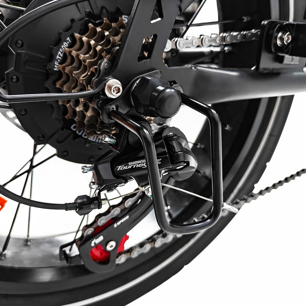 Tourwheel EU Warehouse 250W High Power Electric City Bike Vintage Hydraulic Brake 18.2A Large Battery Fatbike