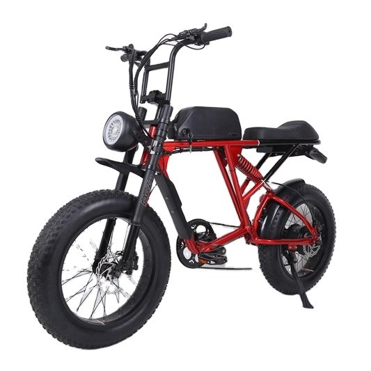 electric mountain bike 45 Kmh 48V 1200 Watt 20 Inch 4" Fat Tire Electric Off-Road Bike electric bicycle