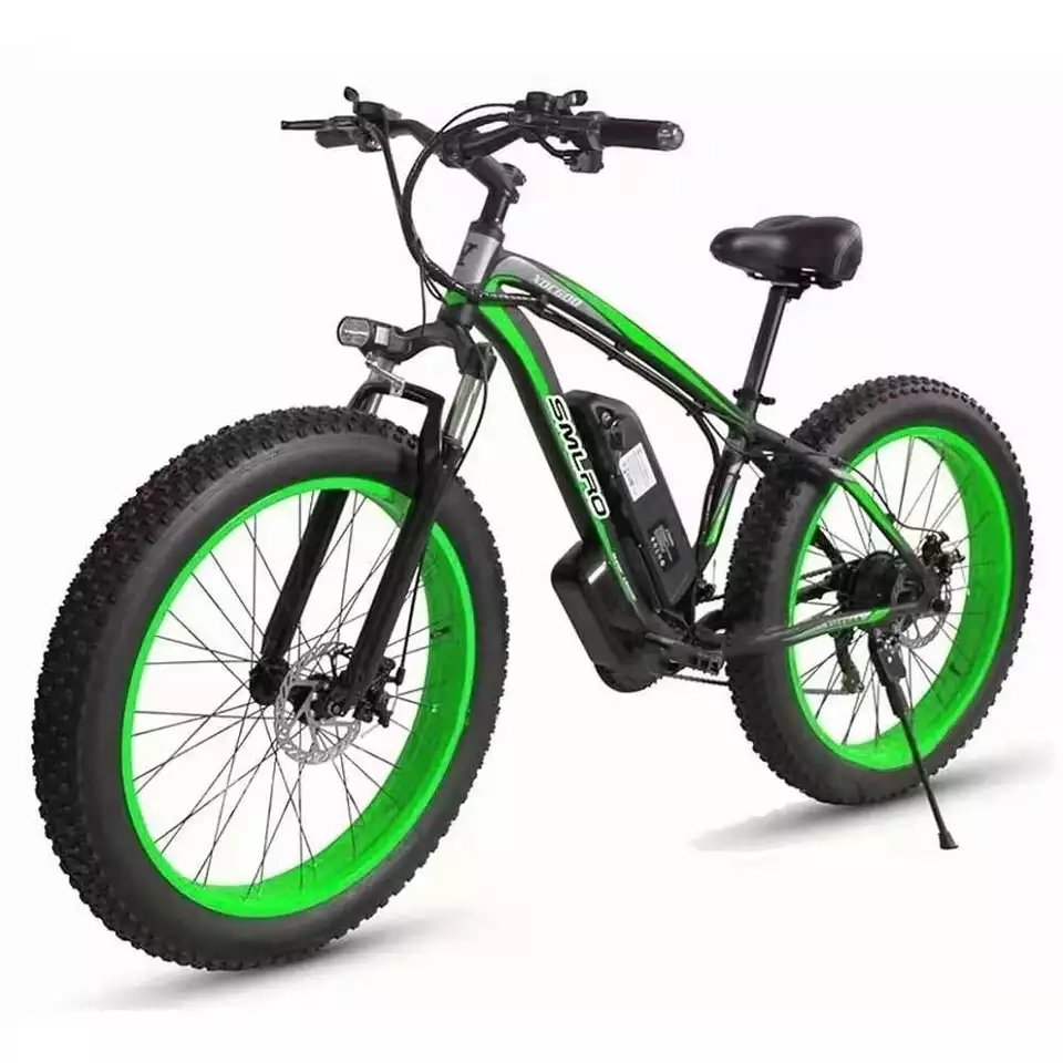 E Bike 1000w 48v Pedal Assist Electric Bike Fat Electric Mountain Bike 26Inch Road oem odm Electric Bicycle Long Range For Adult