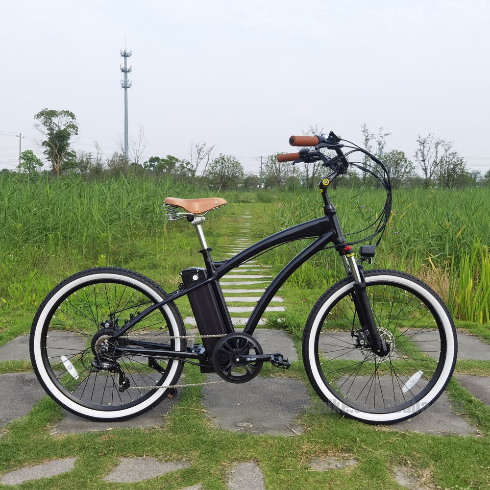 Vintage 26inch Ebike 250W/350W/500W Bafang Motor Electric City Bike For Adult