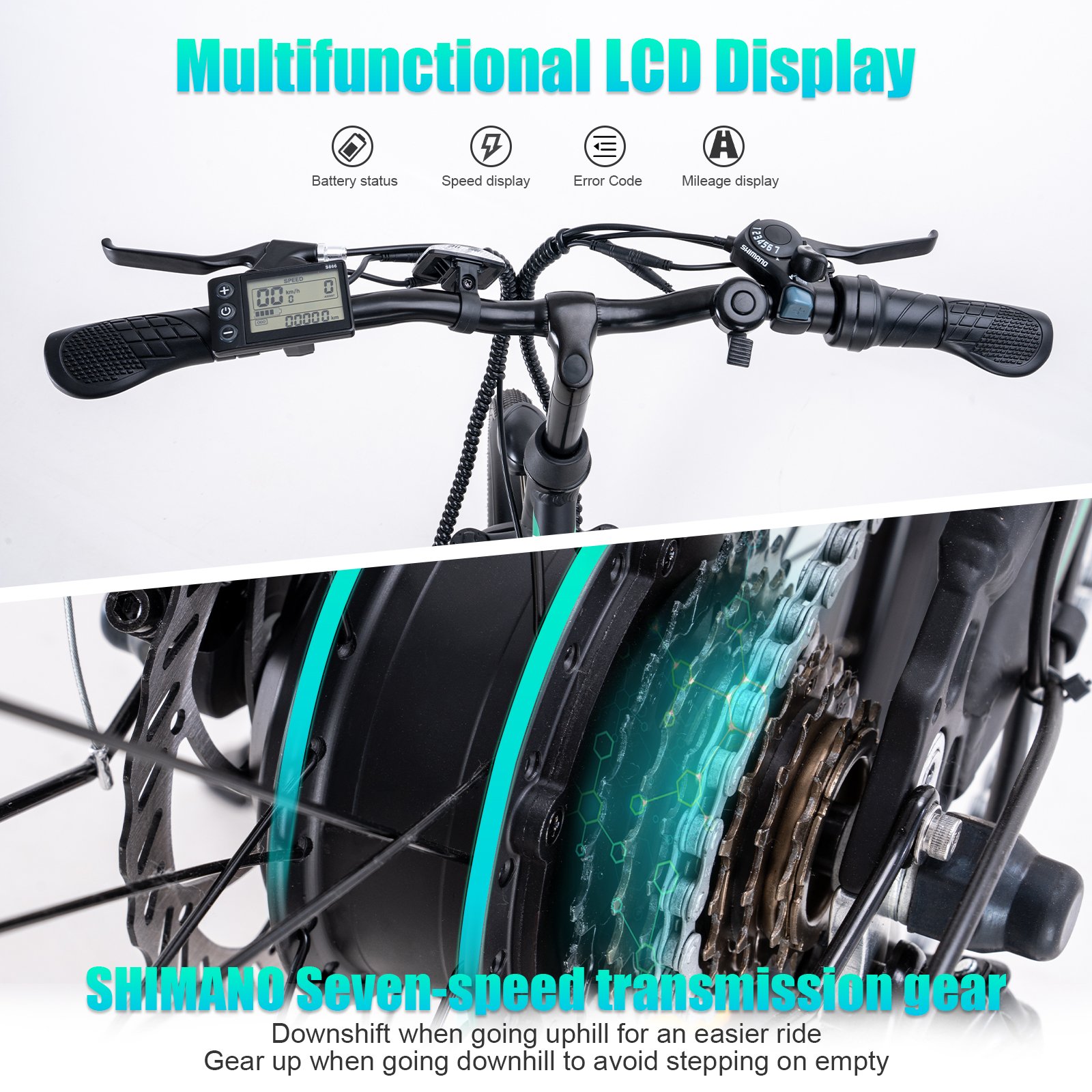 KOOLUX 250W 25KM/H Electric Bicycle Electric Folding Bike EU Warehouse Stock 26Inch Spoked Wheel Pneumatic Tires