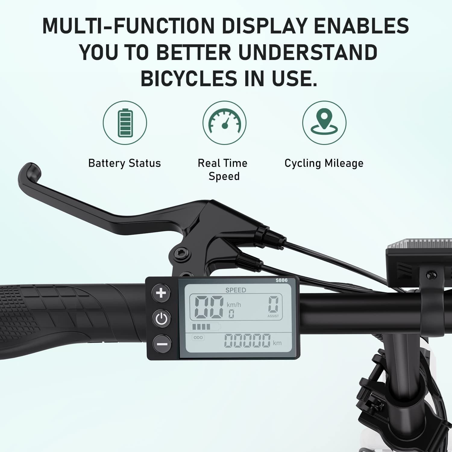 KOOLUX Germany Folding Electric City Bike with Fat Tyre Off-Road Carbon Steel Mountain Bike OEM Logo Ordinary Pedal