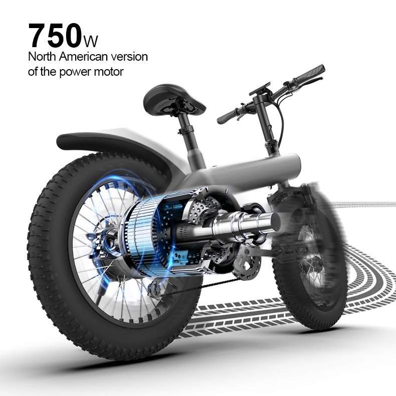 Kixin Hx Q3 13ah 48v Fatbike Eu Usa Warehouse 750w Fat Tire 20 Inch Electro E Bike Electrico Scooter Ebike Electric City Bike