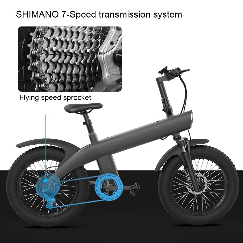 Kixin Hx Q3 13ah 48v Fatbike Eu Usa Warehouse 750w Fat Tire 20 Inch Electro E Bike Electrico Scooter Ebike Electric City Bike