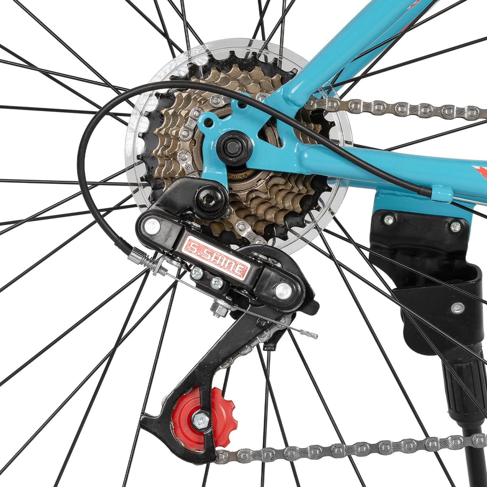 JOYKIE BAMCBASE high quality 24 inch Steel 21 Speed V Brake mountain Bike bicycle for adult