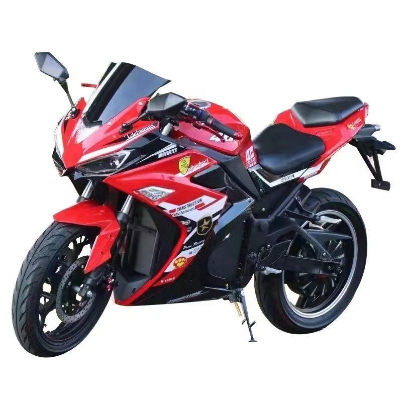 High Power High Speed Electric Motorcycle Eec Coc Racing Adult Electric Bike72v 5000W Faster Electric Moped bike