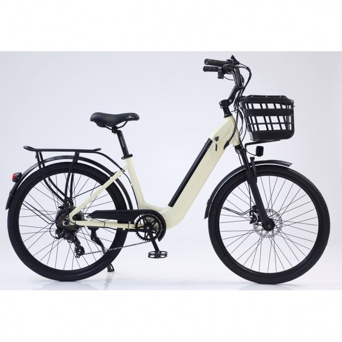 26-Inch hot sale Electric City Bike 48V 250W 7 Speed Gears Disc Brake light weight E-Bike Lithium Battery for adult
