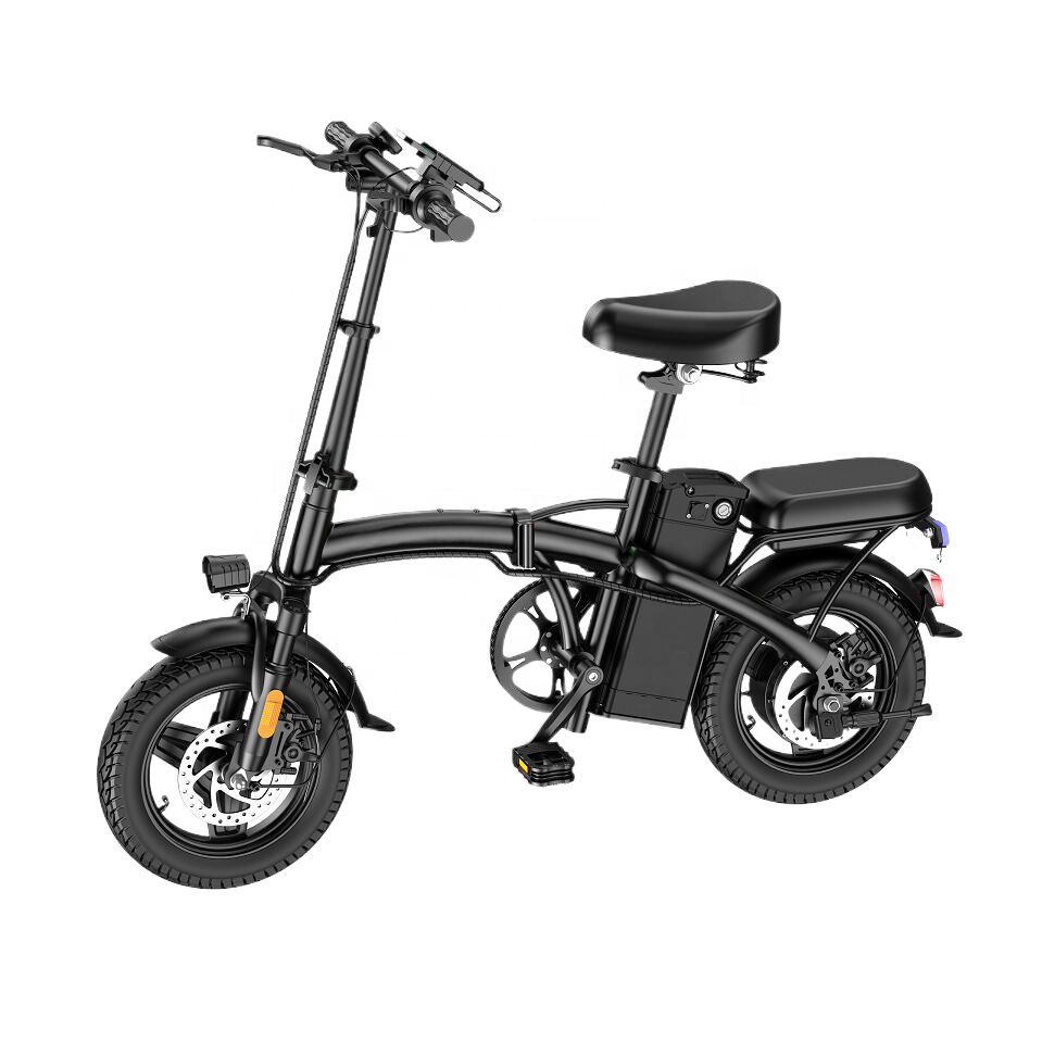 2024 Mexico Warehouse Cheap 14 Inch Foldable Mini Folding Electric Motor City E Bike MTB Girl Small Mountain Bicycle for sale