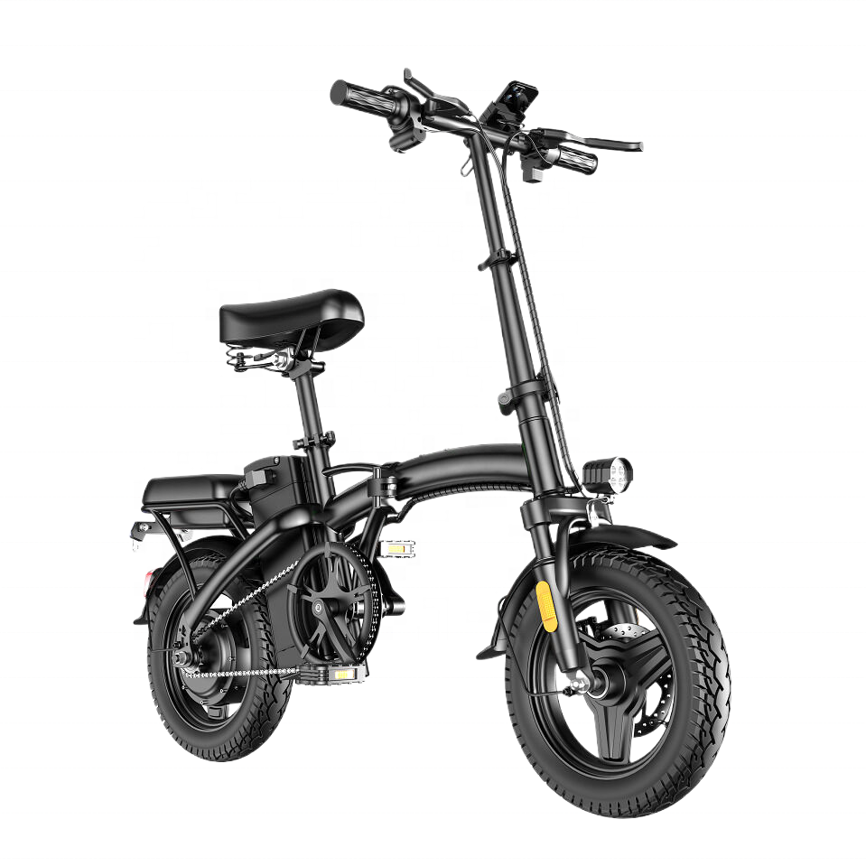 2024 Mexico Warehouse Cheap 14 Inch Foldable Mini Folding Electric Motor City E Bike MTB Girl Small Mountain Bicycle for sale