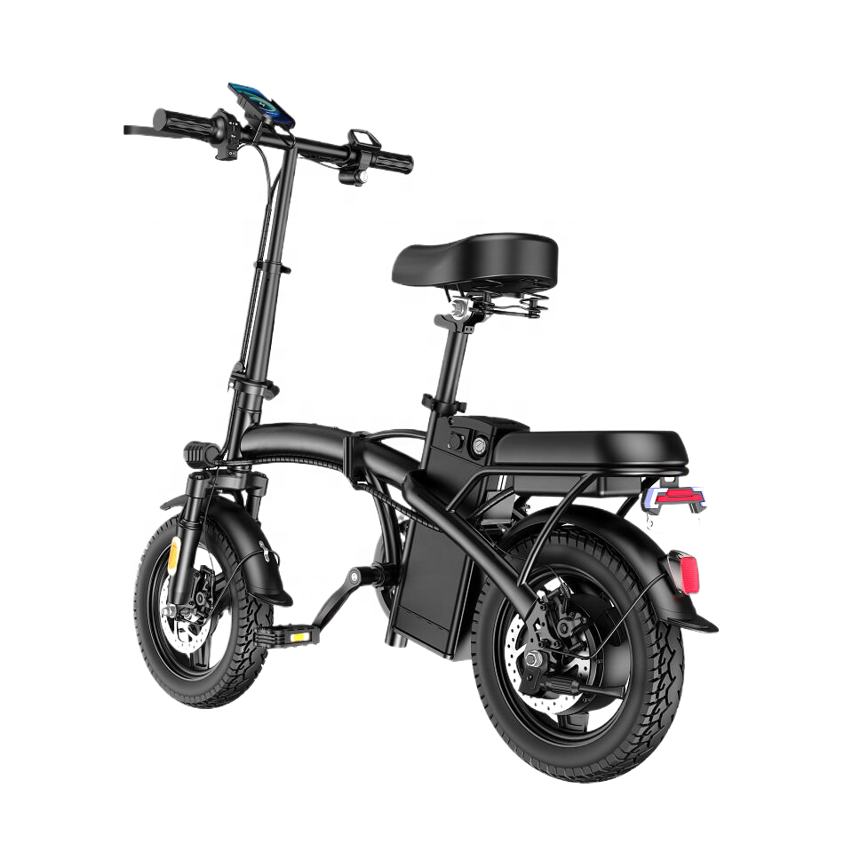 2024 Mexico Warehouse Cheap 14 Inch Foldable Mini Folding Electric Motor City E Bike MTB Girl Small Mountain Bicycle for sale