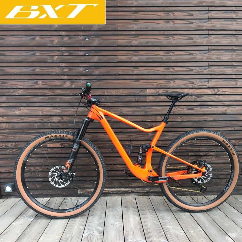 XC Full Suspension Carbon Complete Mountain Bicycle OEM 29er 11 speed Shimano Travel 100mm Suspension MTB Bike 29Inch