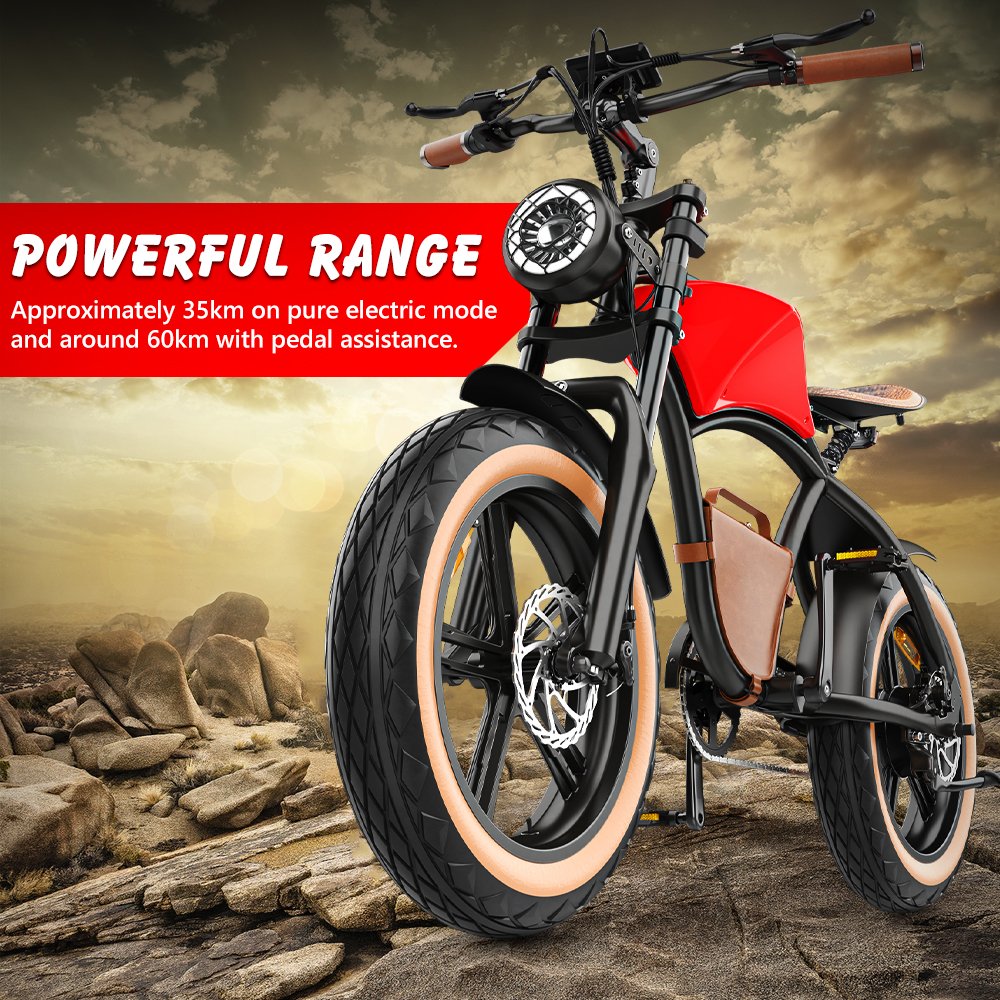 New Design Fashionable 1000W Hybrid Electric Bicycle Retro Hidoes B10 Steel Frame Disc Rear Hub Available UK US EU Warehouses