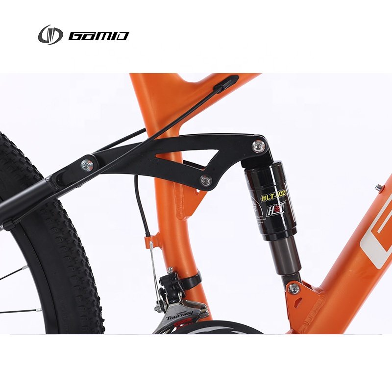 GOMID Wholesale bisiklet full suspension Mountain Bike SHIMANO gear cycle soft tail mountainbike OEM bicicletas custom Bicycle