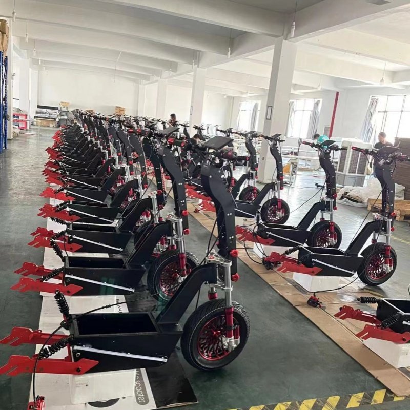 2024 New Product 74v 40Ah 5500W Folding Electric Scooter Dual Drive Motor Good Price for Adults