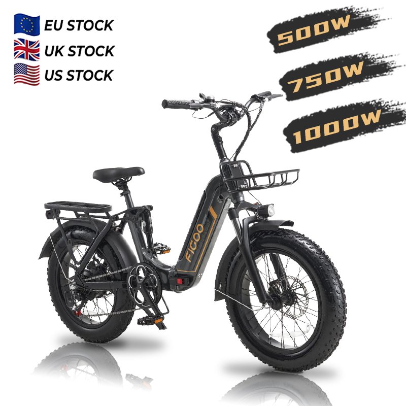 E-bike 750w motor fat tire foldable electric bike high speed 45km/h electric bicycle with 48v 15ah dual battery with 100km range