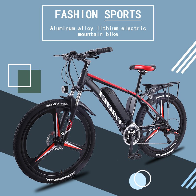 China manufacturer 26 inch 13AH lithium battery cycle electric mountain bike