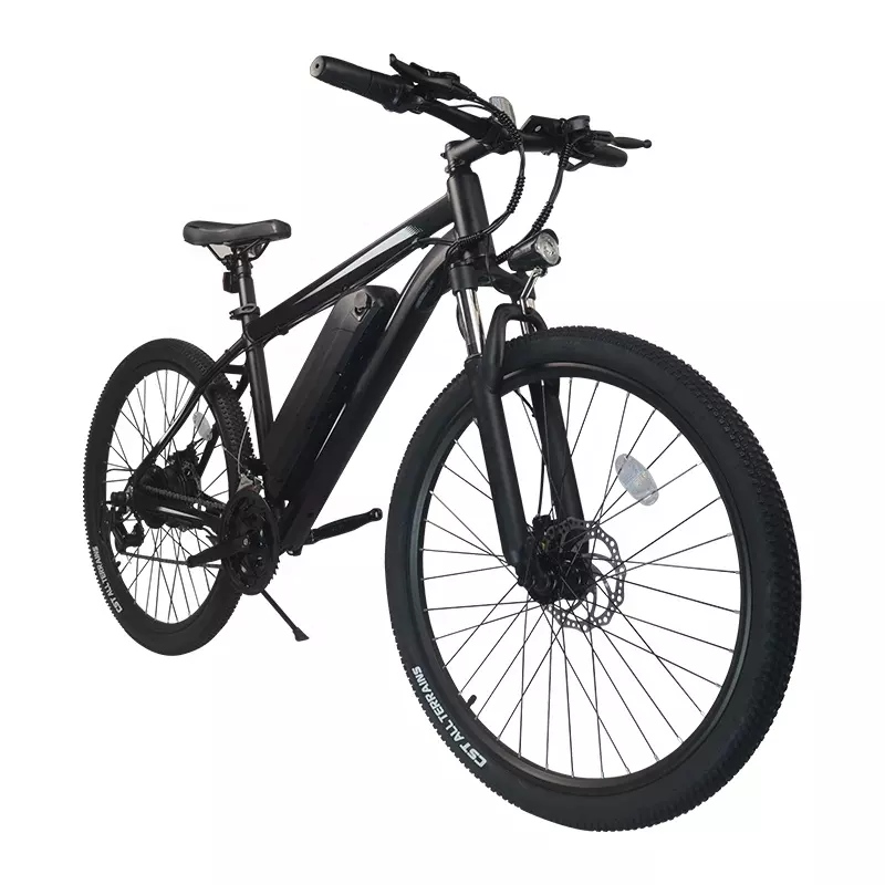 26 Inch Electric Folding Bike Long Range Ebike for Adult Lithium Battery Rear Hub Motor Aluminum Alloy Aluminum Frame Front 350W