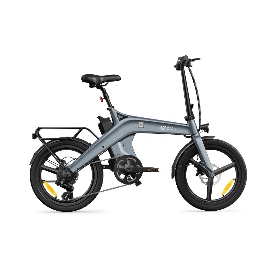 DYU T1 250W Folding electric bike controller lcd cheap price powerful electric hybrid bike for adult heavy duty city travel