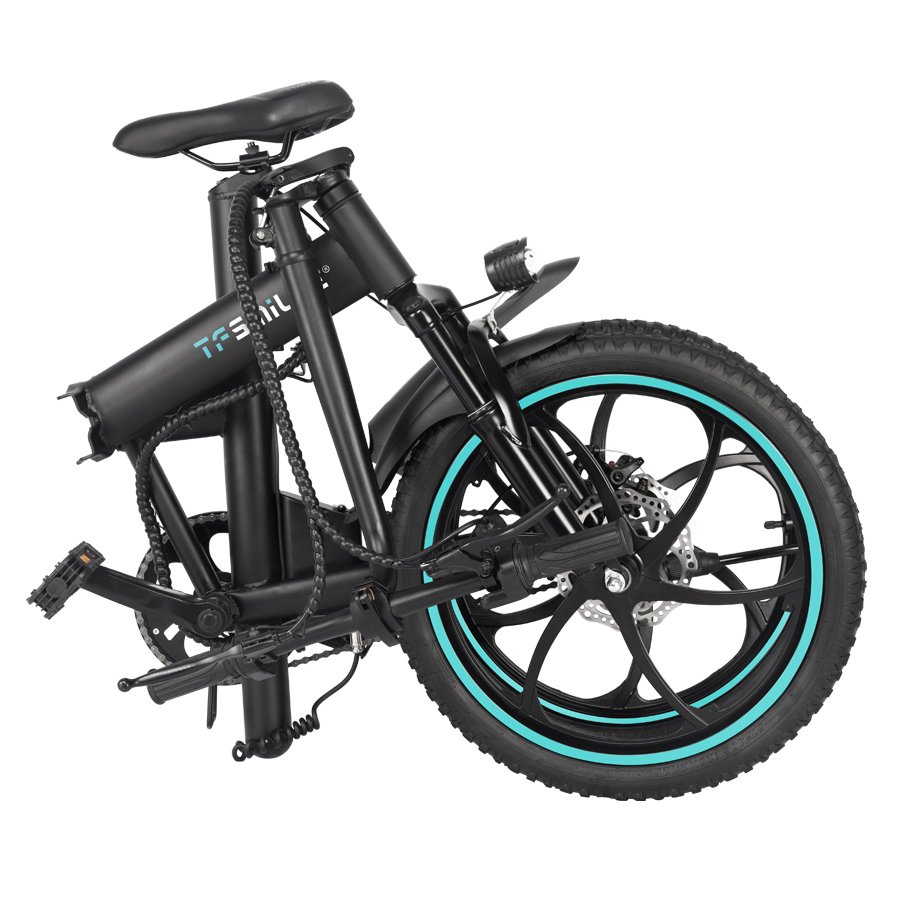 Powerful Foldable E1 Electric Bicycle with 350W Motor 36V Lithium Battery 60 km Range Disc Brake Integrated Frame
