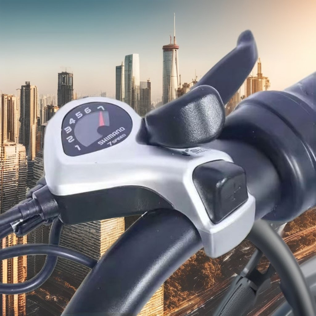 V20 Electric Bicycle 250W E-Bike with Upgrade Fat Tire Off-Road Sport Features City V8 Fatbike for Europe