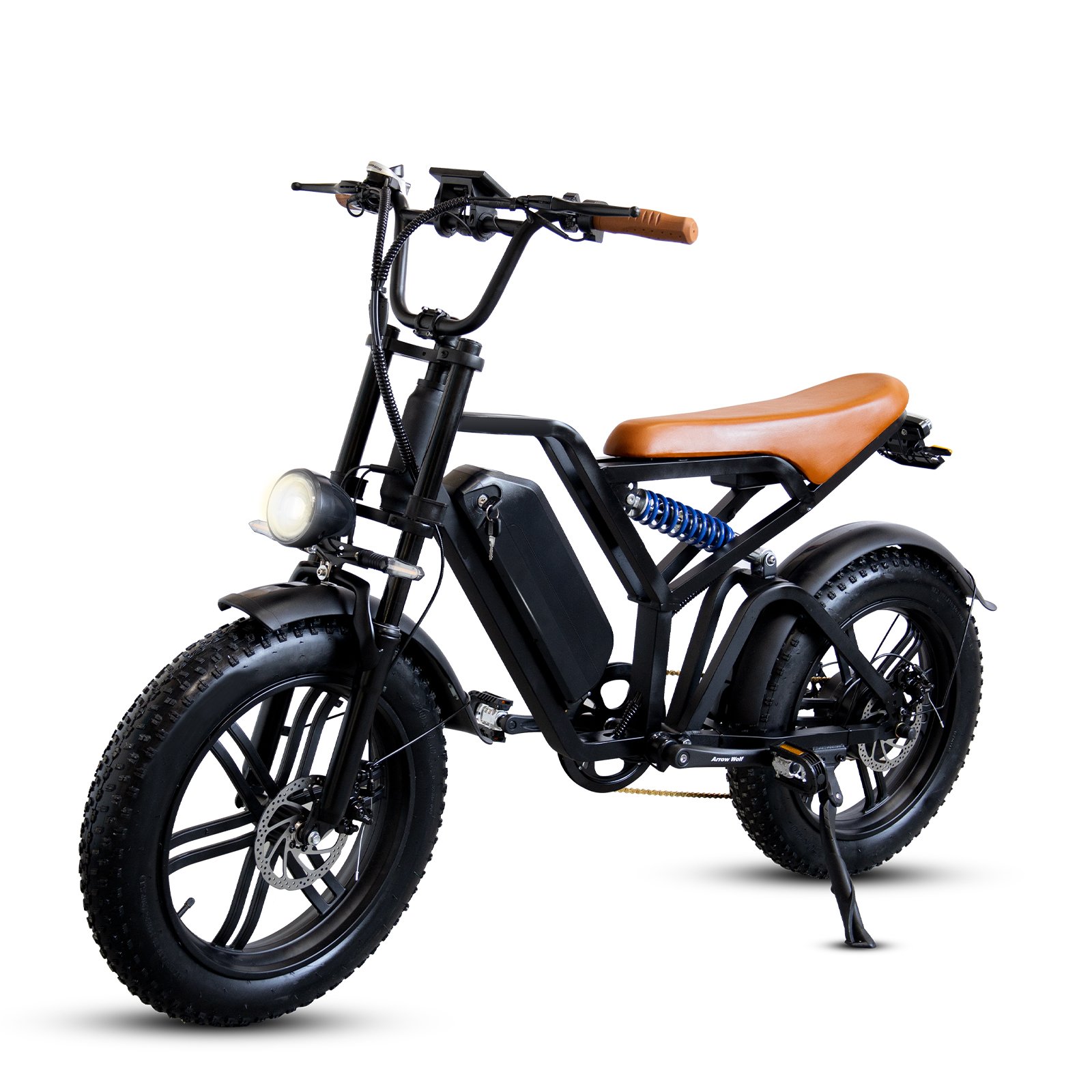 Ebike 20x4.0" Fat Tire Carbon Bafang 1000w Middrive 48v 9speed 20ah Full Suspension Electric Mountain Bike