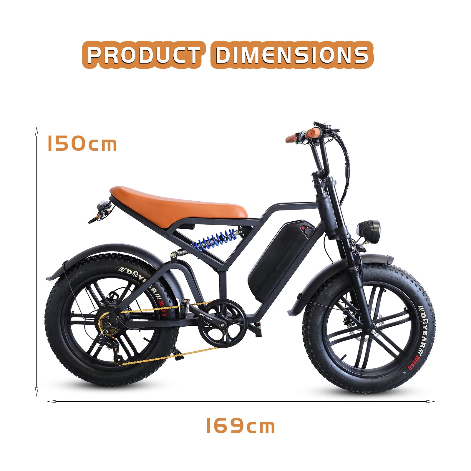 Ebike 20x4.0" Fat Tire Carbon Bafang 1000w Middrive 48v 9speed 20ah Full Suspension Electric Mountain Bike