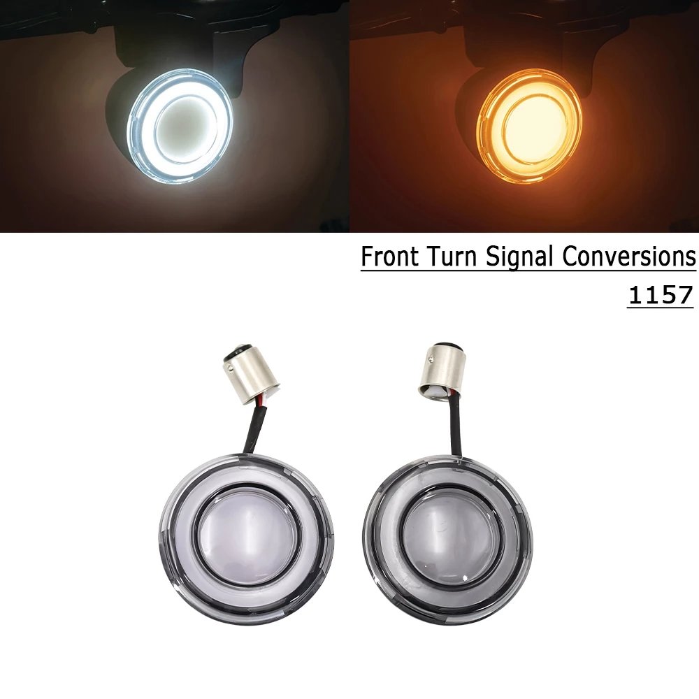 RACEPRO RP6640-1027K RP6640-1027R 1157 Bullet Style LED Turn Signal Motorcycle Signal Light For Harley Touring Dyna 2002-2017