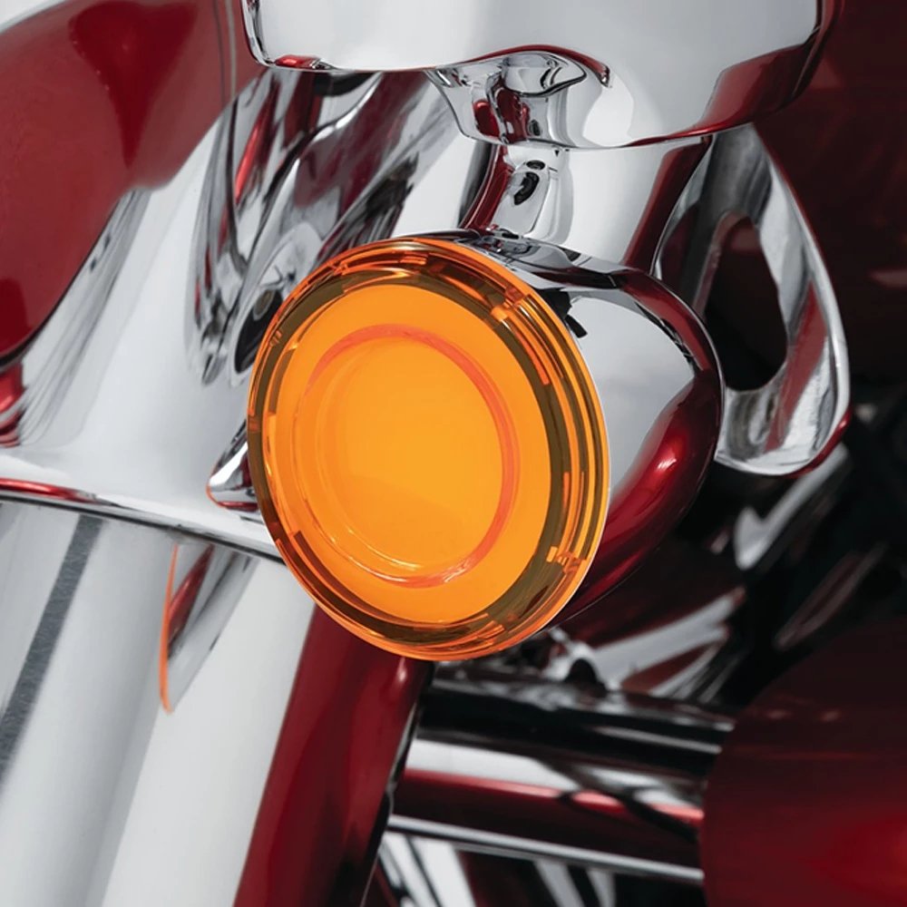 RACEPRO RP6640-1027K RP6640-1027R 1157 Bullet Style LED Turn Signal Motorcycle Signal Light For Harley Touring Dyna 2002-2017