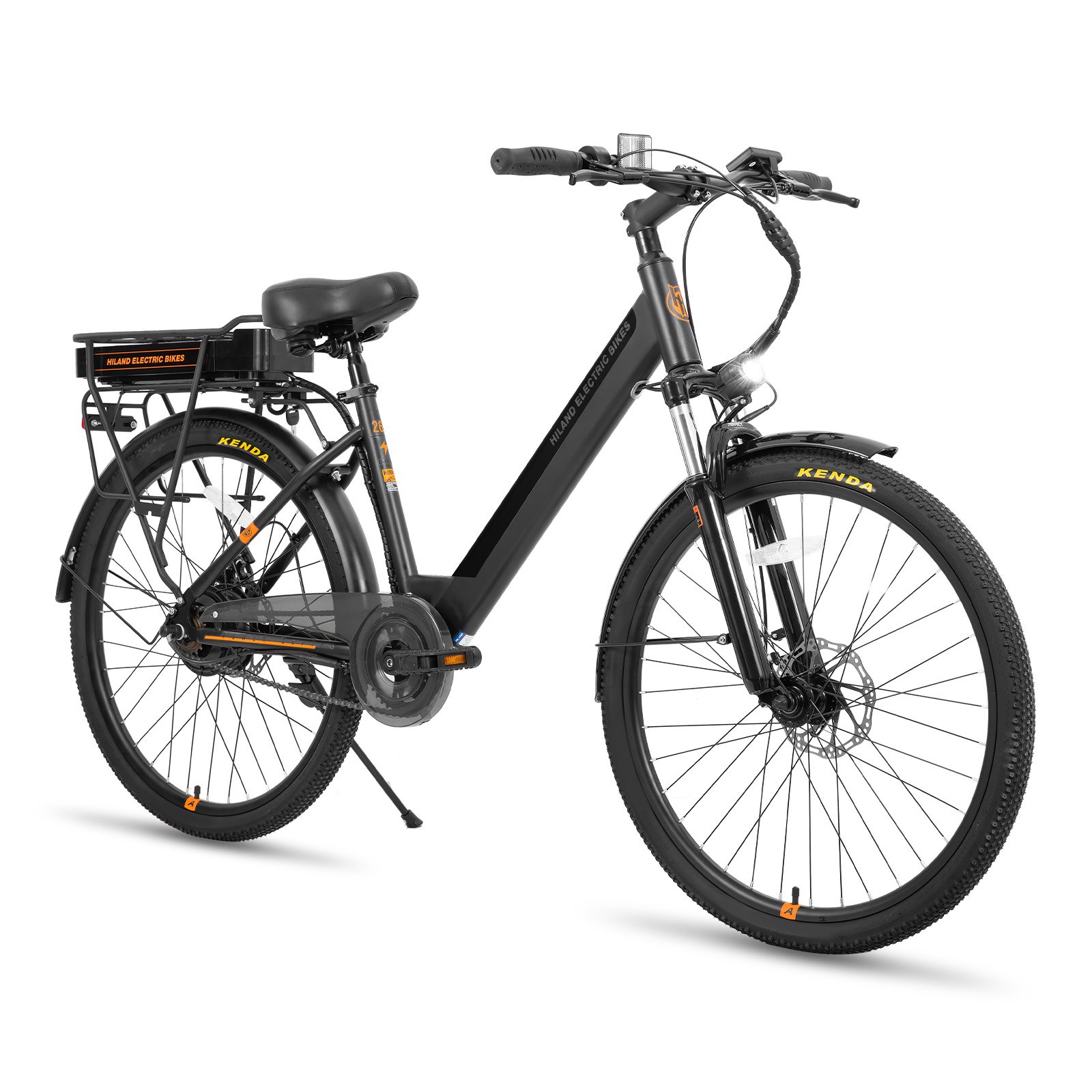 JOYKIE EU warehouse single speed 26 Inch Ebike 500W Front Suspension 36V 7.8 AH Lithium Battery Electric City Bike