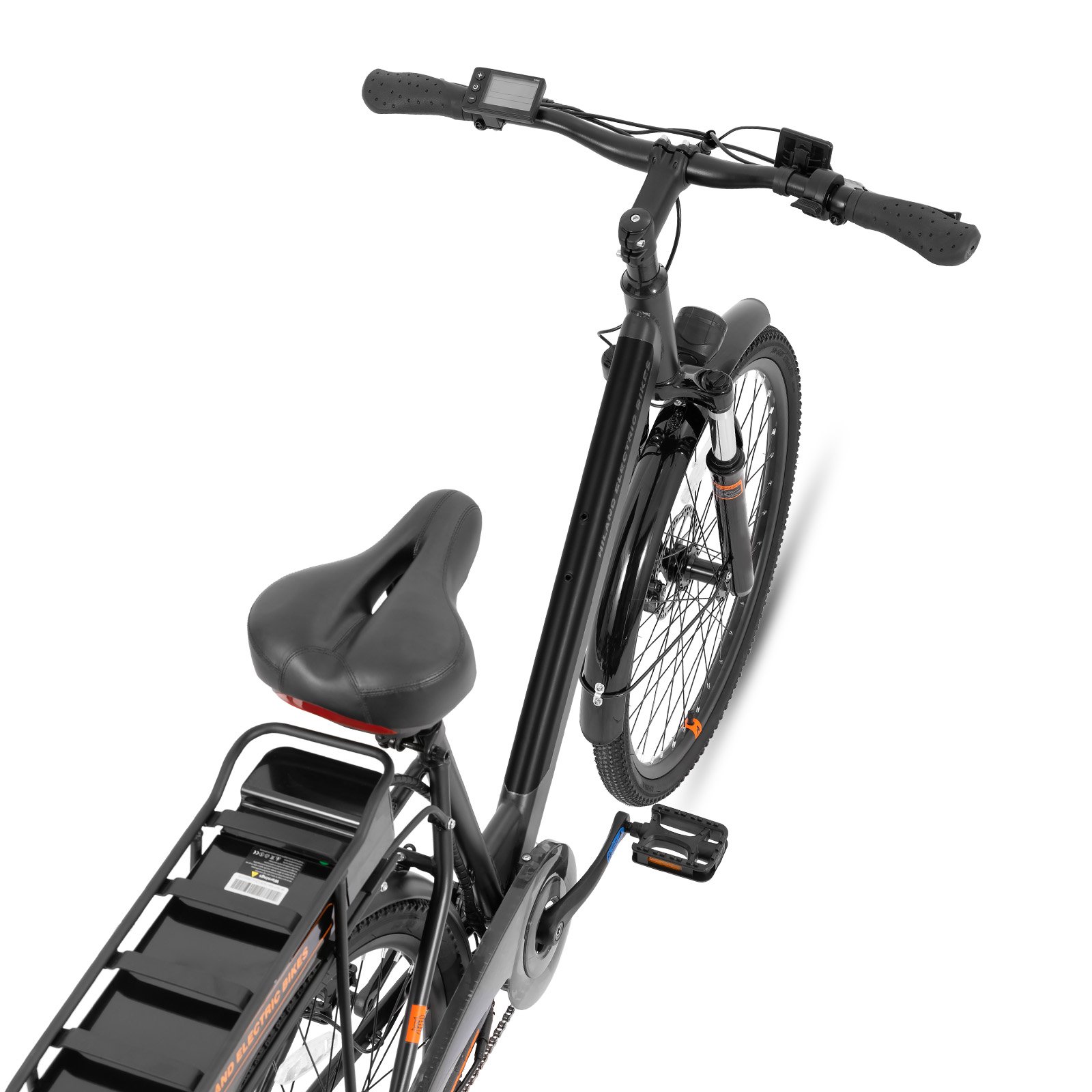 JOYKIE EU warehouse single speed 26 Inch Ebike 500W Front Suspension 36V 7.8 AH Lithium Battery Electric City Bike