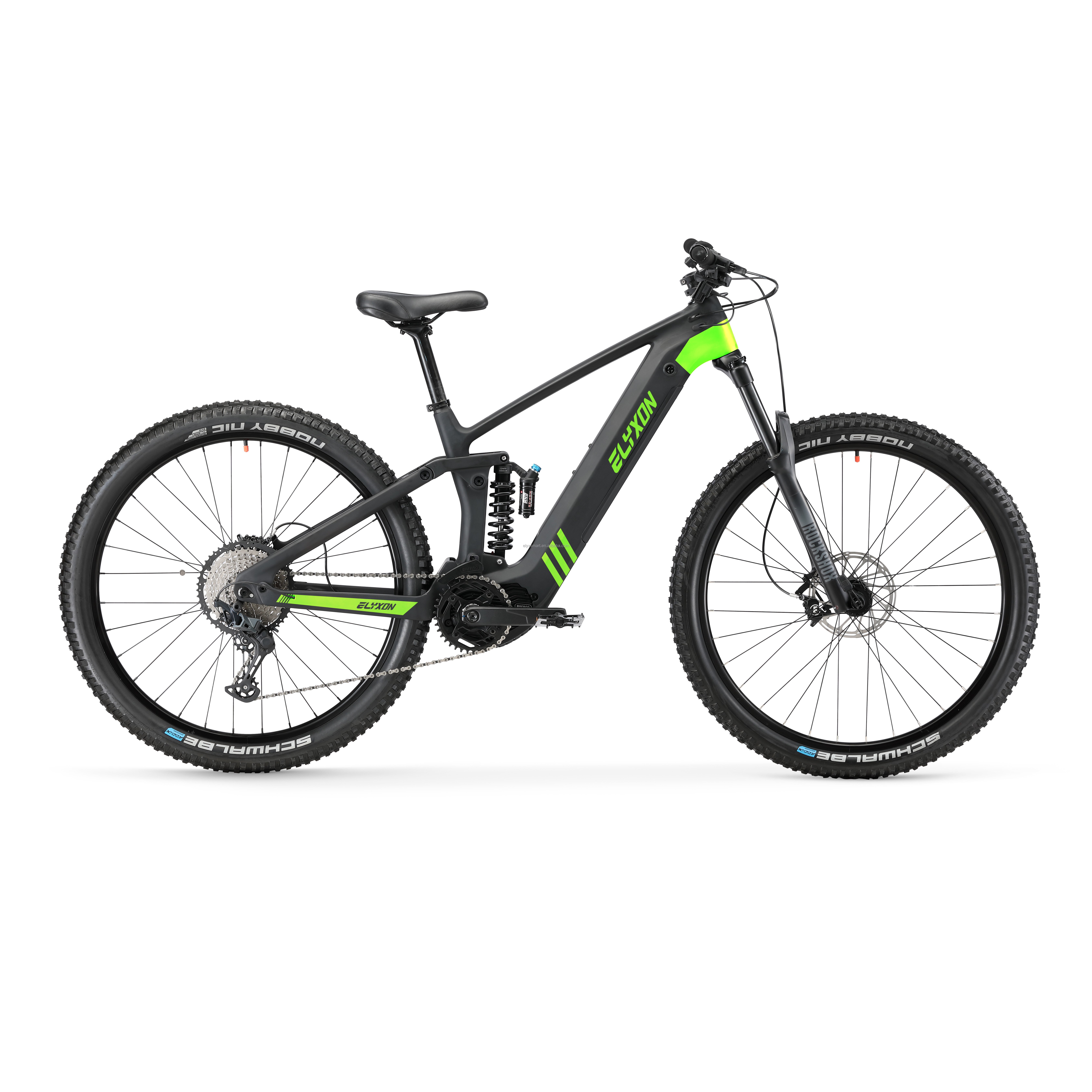 Custom Carbon Electric Mountain Bike 29 inch MTB Electric Full Suspension Bike Mid Drive Electric Bike 500W 750W 1000W