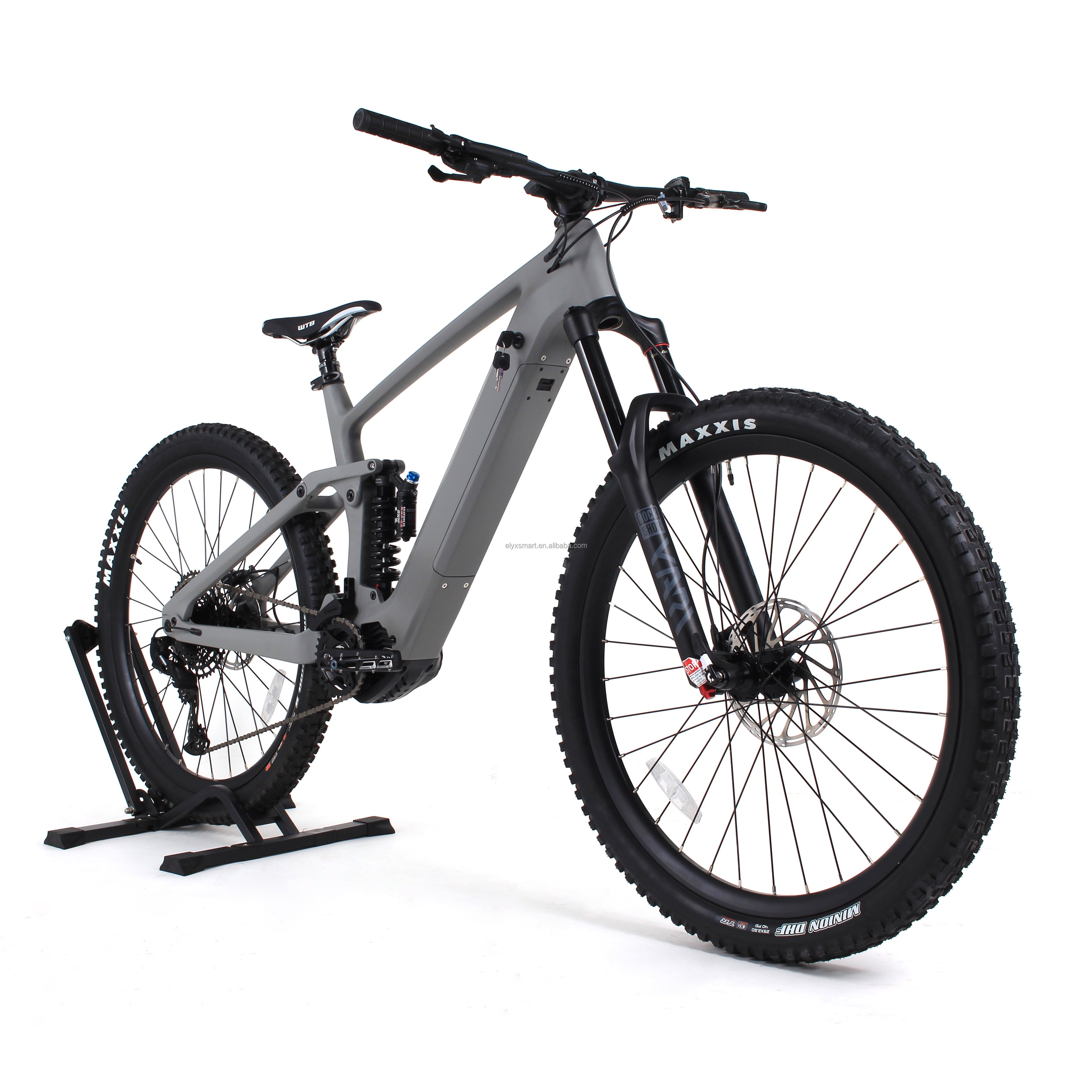 Custom Carbon Electric Mountain Bike 29 inch MTB Electric Full Suspension Bike Mid Drive Electric Bike 500W 750W 1000W