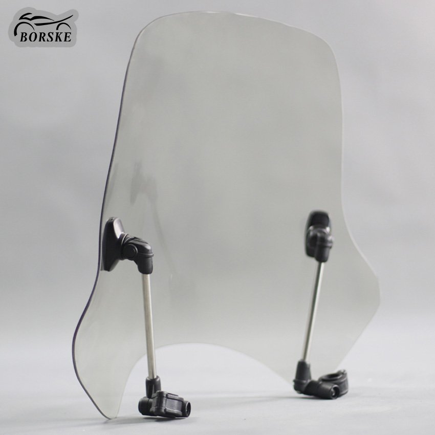 Universal Street Bike Windscreen Sportbike Windshield for Yamaha Honda Suzuki Ducati