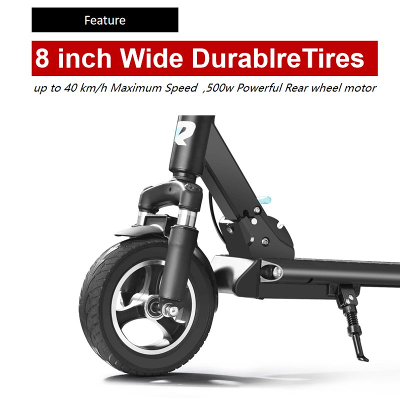 OEM Yongkang Electric Scooter 40 km/h Powerful Adult 8in Tire 500W Urban Electric City Bike Elektro Roller Scooter