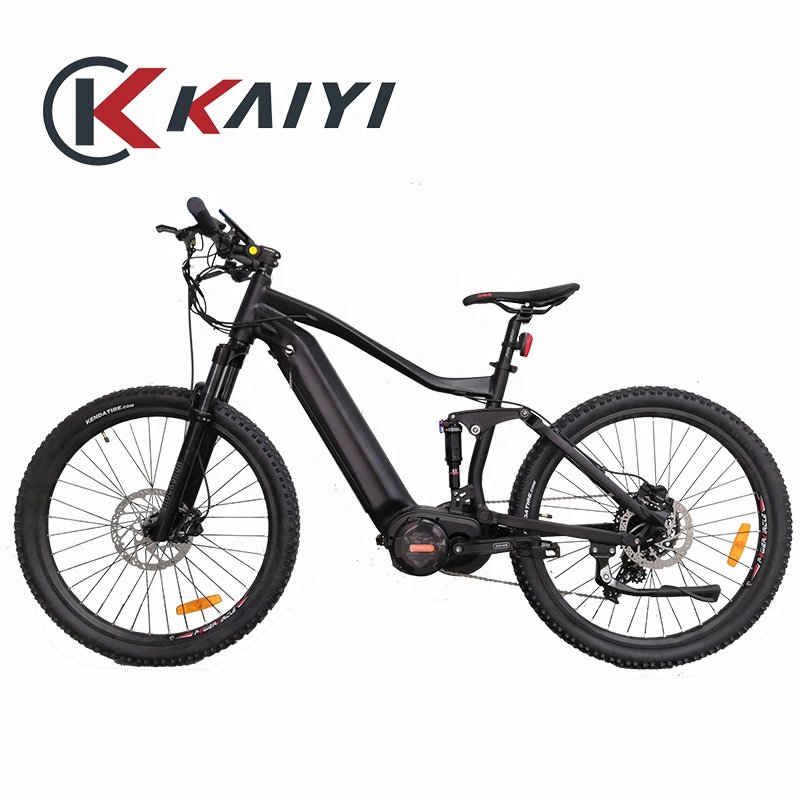 KAIYI 8fun Bafang E Mtb Full Suspension M600 G530 M620 G510 Electric Bike Bicycle Lithium Battery Aluminum Alloy 9 Speed 48V