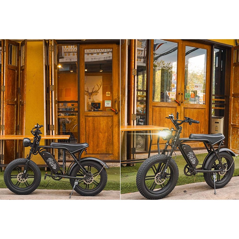EU Warehouse Drop Shipping New Style 48V 250W 500W Electric Bicycle 20 Inch Fat Electric Bike ouxi v8 v9