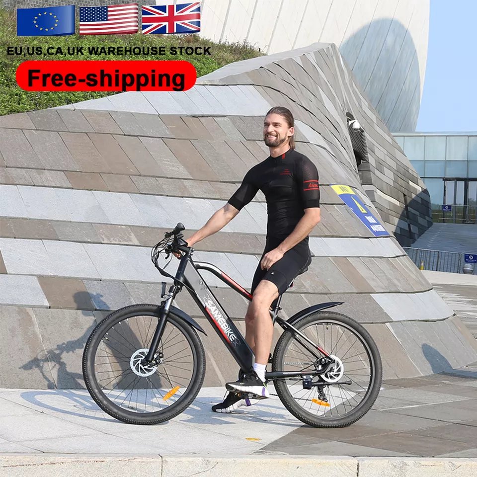 EU stock samebike 27.5" aluminum alloy down tube battery road ebike 500w electric mountain bike