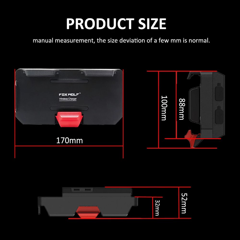 Motorcycle Parts Navigation Bracket Wireless Charging Support Mobile Phone For BMW R1200GS F700GS R1250GS F900R F800GS ADV New