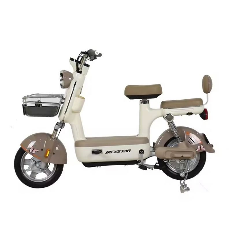 2024 High quality hot selling 14 inch electric bike fashionable 48V 350W electric bike lithium battery City E-bike